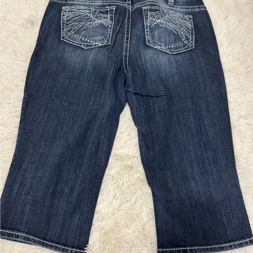 Silver Jeans Blue Ankle Cropped Denim
